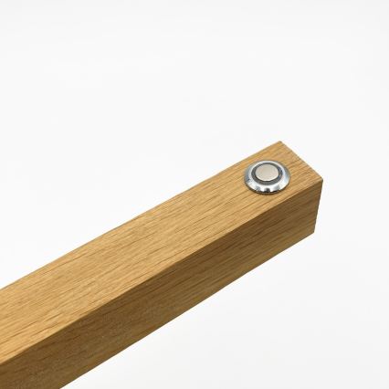 Lampa stojąca LED VERDE LED/18W/230V 3000K dąb/czarny