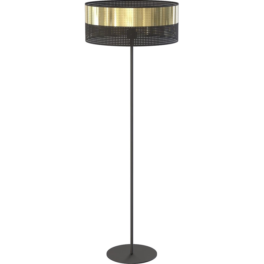Lampa stojąca LUX 1xE27/15W/230V czarna/złota