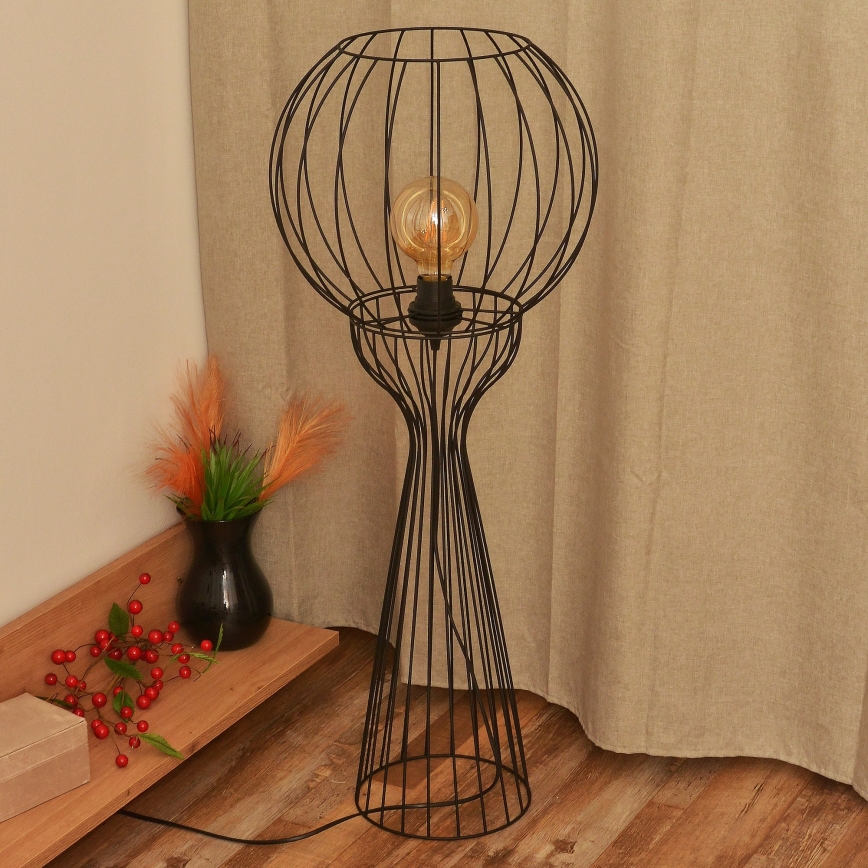 Lampa stojąca MERCURE 1xE27/15W/230V czarna