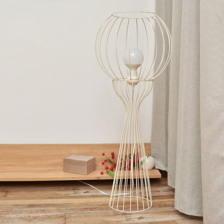 Lampa stojąca MERCURE 1xE27/15W/230V kremowa