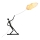 Lampa stojąca SILUETTE 6xE27/40W/230V 180 cm Dream Reach
