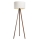 Lampa stojąca STANDART 1xE27/60W/230V biała/wenge