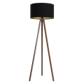 Lampa stojąca STANDART 1xE27/60W/230V czarna/wenge