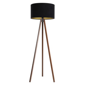 Lampa stojąca STANDART 1xE27/60W/230V czarna/wenge