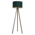 Lampa stojąca STANDART 1xE27/60W/230V zielona/wenge