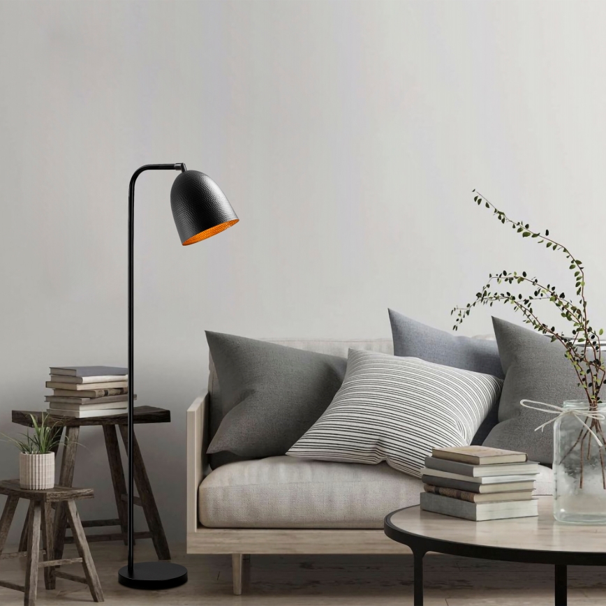 Lampa stojąca TATTOO 1xE27/40W/230V czarna