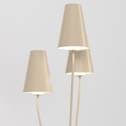 Lampa stojąca TREFOT 3xE14/15W/230V beżowa