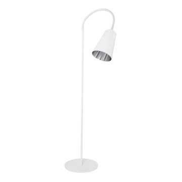 Lampa stojąca WIRE 1xE27/15W/230V biała/srebrna