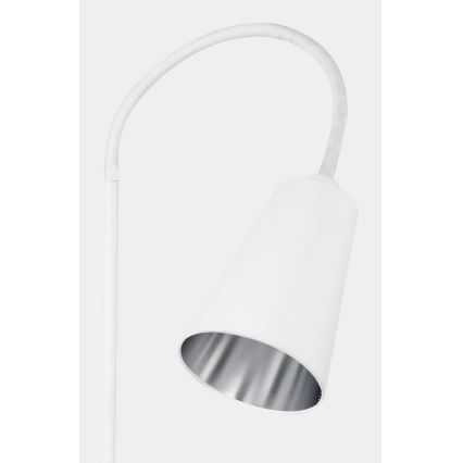 Lampa stojąca WIRE 1xE27/15W/230V biała/srebrna