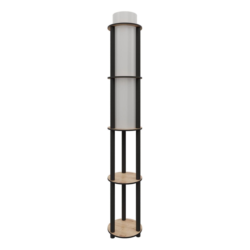Lampa stojąca z półkami NOTO 1xE27/40W/230V beżowa/czarna