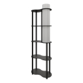 Lampa stojąca z półkami NOTO 1xE27/40W/230V czarna