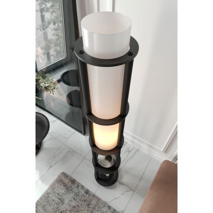 Lampa stojąca z półkami NOTO 1xE27/40W/230V czarna