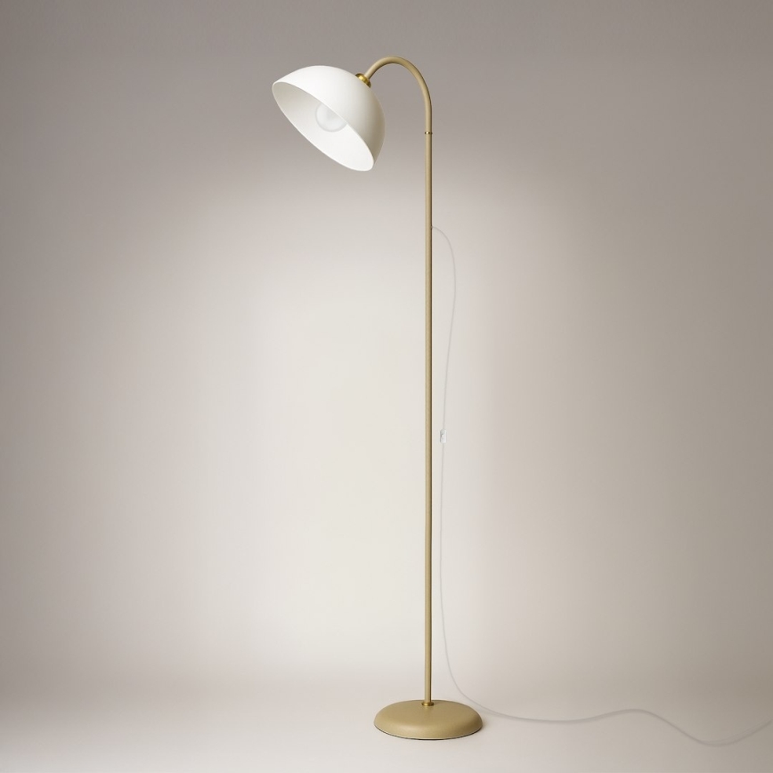 Lampa stojąca ZACK 1xE27/15W/230V beżowa