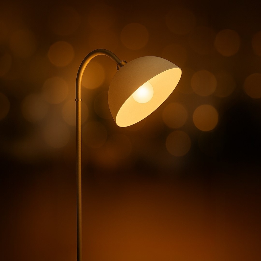 Lampa stojąca ZACK 1xE27/15W/230V beżowa