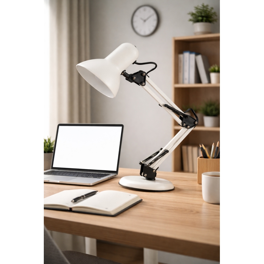 Lampa stołowa 1xE14/25W/230V biała