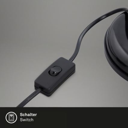 Lampa stołowa 1xE14/25W/230V czarna