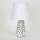 Lampa stołowa 1xE14/40W/230V biały/srebrny
