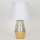 Lampa stołowa 1xE14/40W/230V biały/złoty