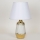 Lampa stołowa 1xE14/40W/230V biały/złoty