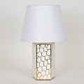 Lampa stołowa 1xE14/40W/230V biały/złoty
