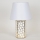 Lampa stołowa 1xE14/40W/230V biały/złoty