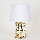 Lampa stołowa 1xE14/40W/230V biały/złoty