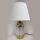 Lampa stołowa 1xE14/60W/230V biały/złoty