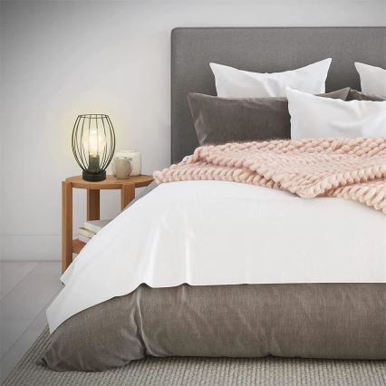 Lampa stołowa 1xE27/25W/230V czarna