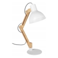 Lampa stołowa 1xE27/40W/230V biała