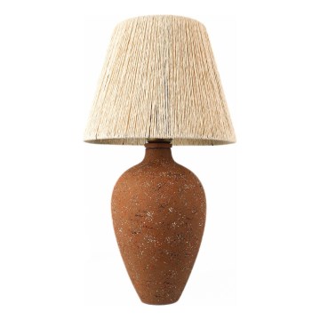Lampa stołowa 1xE27/40W/230V brązowa/kremowa