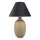 Lampa stołowa 1xE27/40W/230V czarna/beżowa