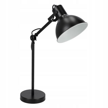 Lampa stołowa 1xE27/40W/230V czarna