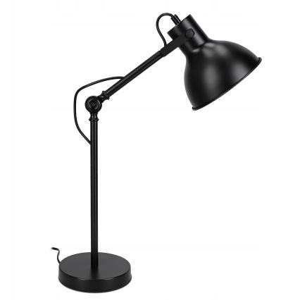 Lampa stołowa 1xE27/40W/230V czarna