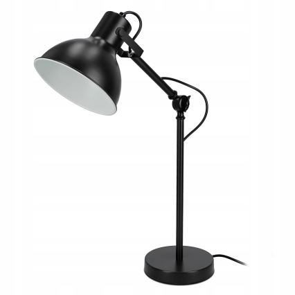 Lampa stołowa 1xE27/40W/230V czarna