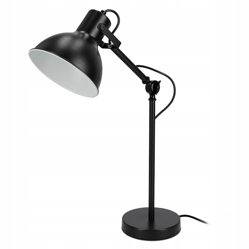 Lampa stołowa 1xE27/40W/230V czarna