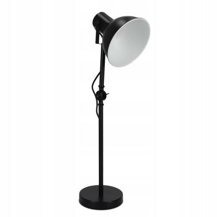 Lampa stołowa 1xE27/40W/230V czarna
