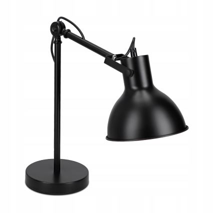 Lampa stołowa 1xE27/40W/230V czarna