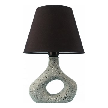 Lampa stołowa 1xE27/40W/230V czarna/zielona