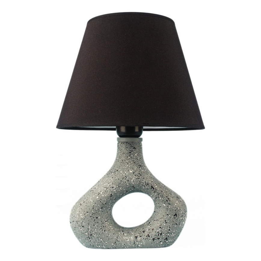Lampa stołowa 1xE27/40W/230V czarna/zielona