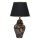 Lampa stołowa 1xE27/40W/230V czarny