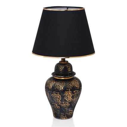 Lampa stołowa 1xE27/40W/230V czarny