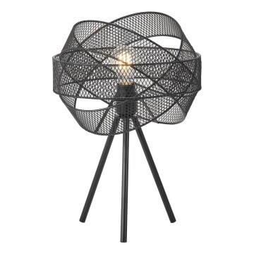 Lampa stołowa 1xE27/40W/230V czarny