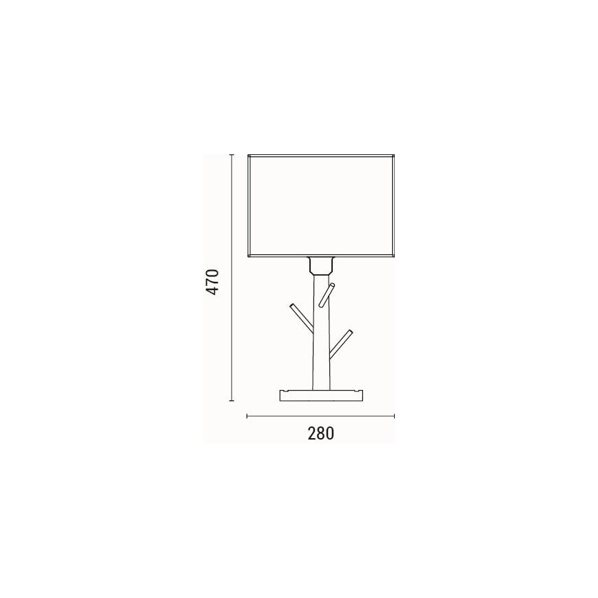 Lampa stołowa 1xE27/40W/230V