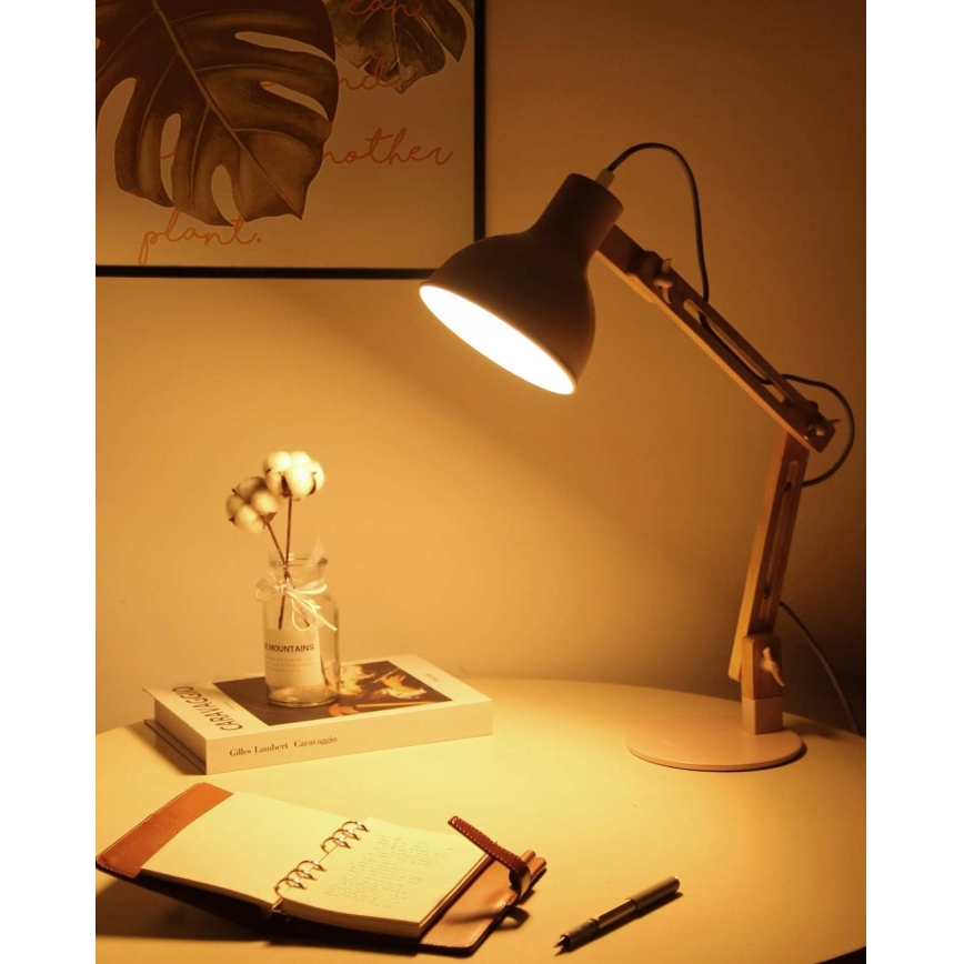 Lampa stołowa 1xE27/40W/230V różowa