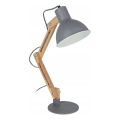 Lampa stołowa 1xE27/40W/230V szara