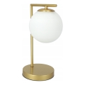 Lampa stołowa 1xE27/40W/230V złota/biała