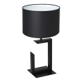 Lampa stołowa 1xE27/60W/230V 45 cm czarny/biały