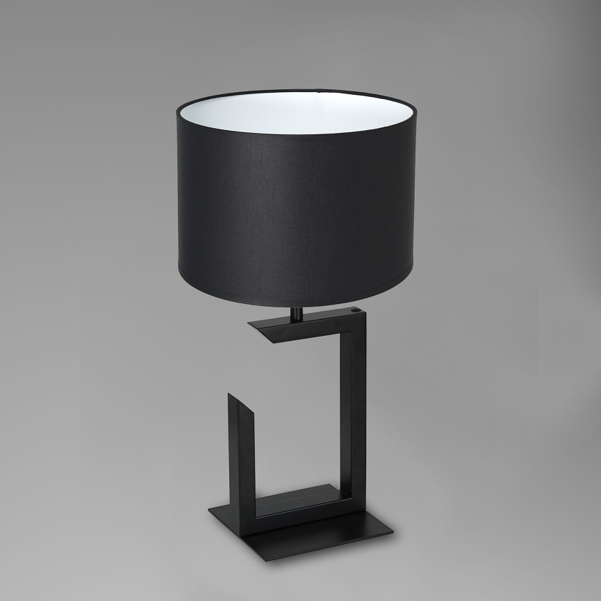 Lampa stołowa 1xE27/60W/230V 45 cm czarny/biały