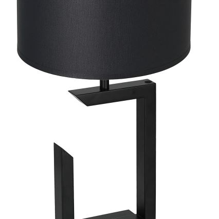 Lampa stołowa 1xE27/60W/230V 45 cm czarny/biały