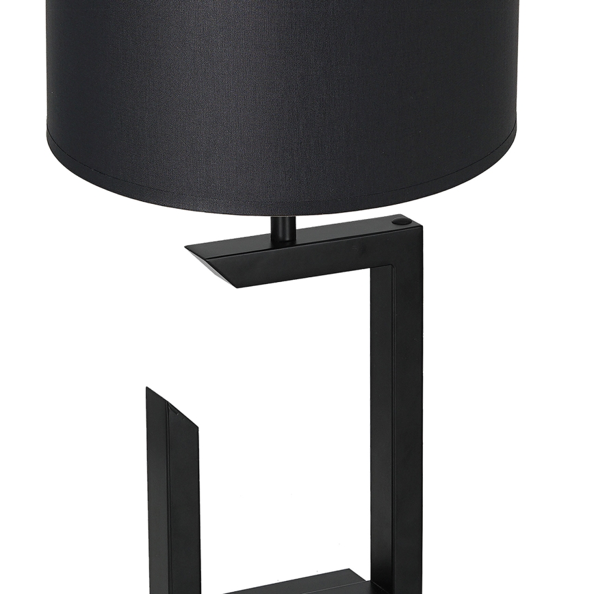 Lampa stołowa 1xE27/60W/230V 45 cm czarny/biały